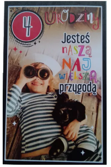 AbCard Kartka okoliczno�ciowa Urodziny 4 ch�opiec