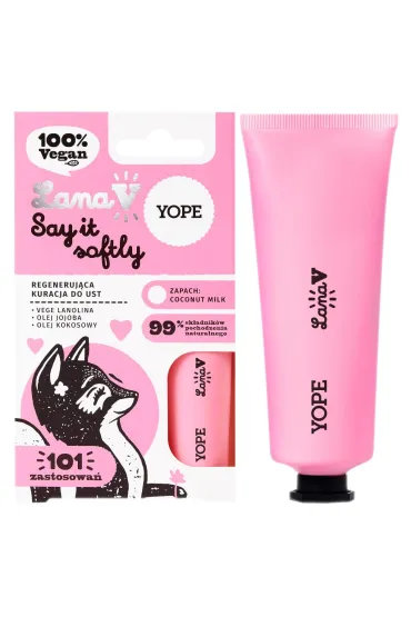 Yope Lana V regeneruj�ca kuracja do ust SAY IT SOFTLY 5 g