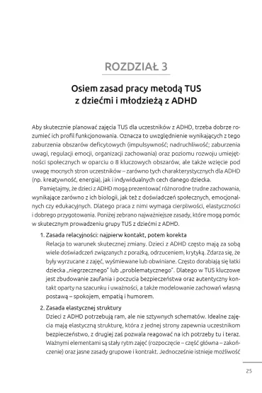 Trening Umiej�tno�ci Spo�ecznych dzieci i m�odzie�y z ADHD Przewodnik dla terapeut�w - Joanna  W�glarz, Dorota  Bentkowska