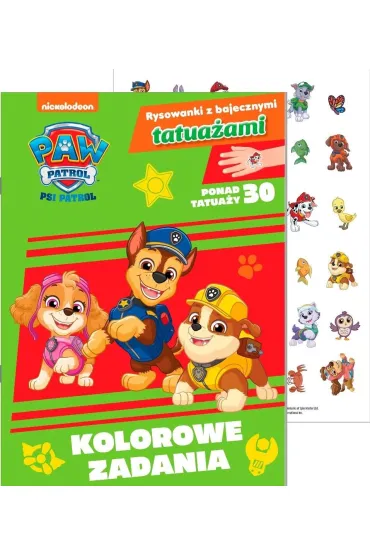 Psi Patrol. Rysowanki z bajecznymi tatua�ami