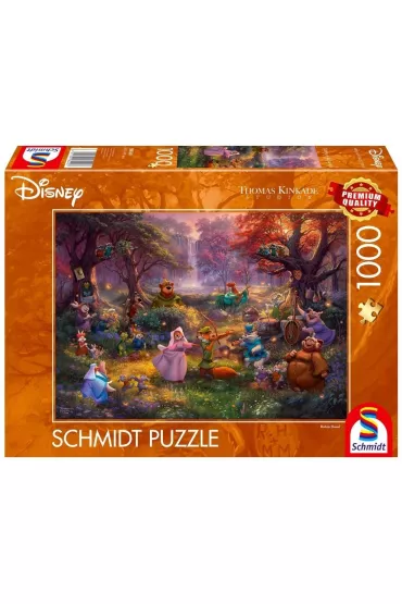 Puzzle 1000 el. PQ Thomas Kinkade Robin Hood Disney Schmidt - Thomas  Kinkade