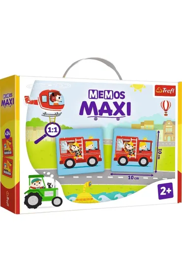 Memos Maxi. Pojazdy. Wersja ukrai�ska Trefl