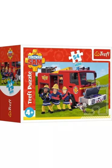Puzzle mini 54 el. Stra�ak Sam w gotowo�ci 2 Trefl
