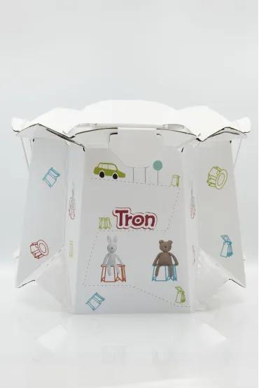 Tron Sk�adany jednorazowy nocnik dla dzieci, biodegradowalny
