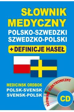 Sownik medyczny polsko-szwedzki szwedzko-polski + definicje hase