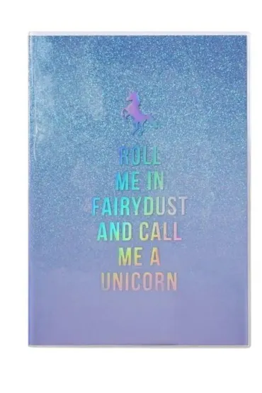 incood. Notes A5 brokatowy Call me a unicorn 80 kartek