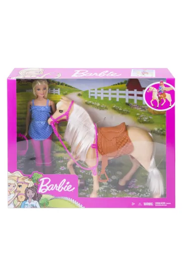 Barbie Lalka+ko� podstawowy FXH13 Mattel