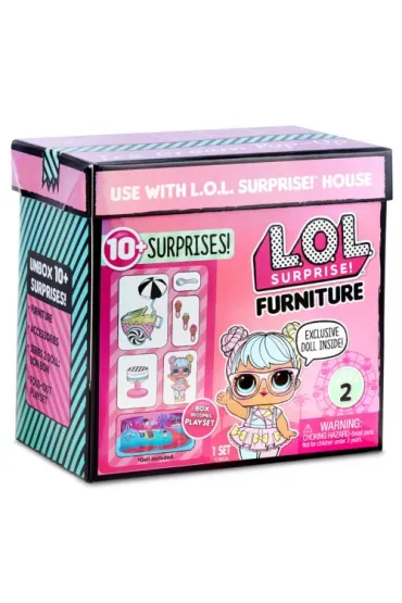 L.O.L. SURPRISE - Mebelki LOL - Lodziarnia + lalka Mga Entertainment