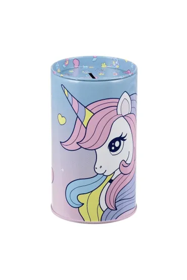 Skarbonka metalowa okr�g�a Unicorn STARPAK 569224