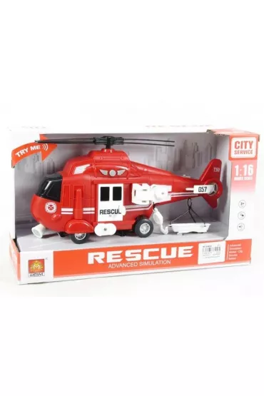Helikopter stra�acki ze �wiat�em i d�wi�kiem 30 cm Icom Polska