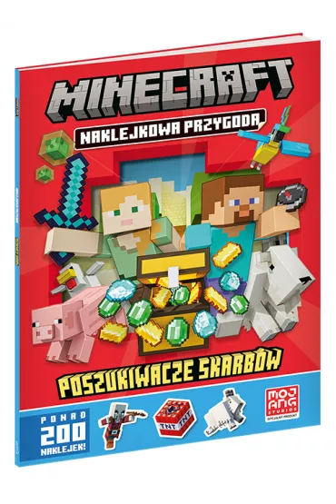 Minecraft. Naklejkowa przygoda. Poszukiwacze skarb�w