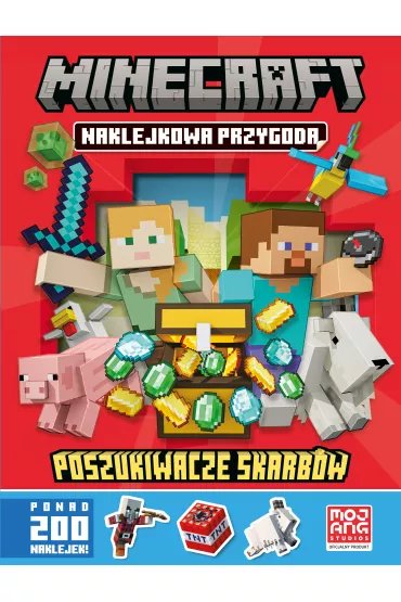 Minecraft. Naklejkowa przygoda. Poszukiwacze skarb�w