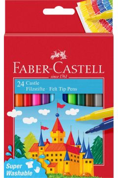 Faber-Castell Flamastry Zamek 24 kolorw