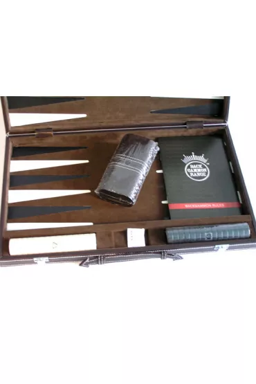 Backgammon wersja LUX br�zowa