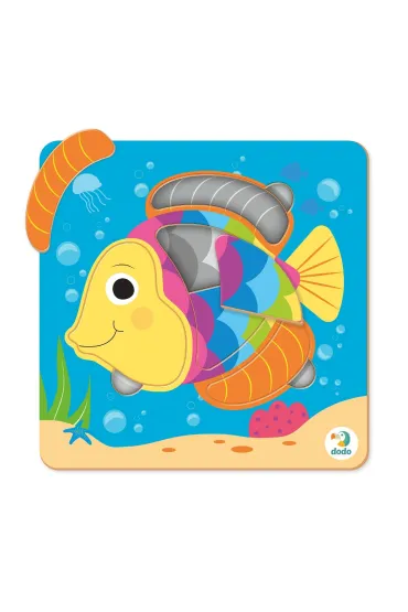 Puzzle mini 5 el. Sorter. Ryba Dodo