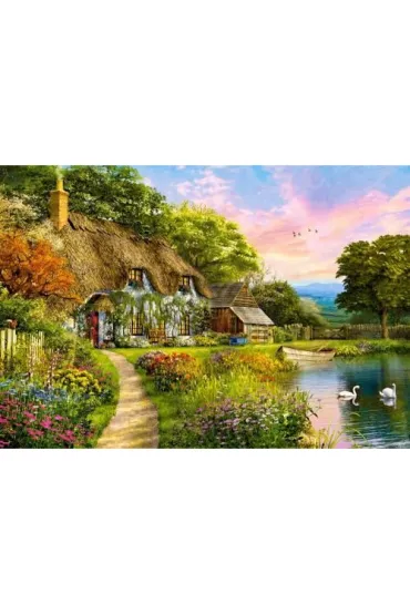 Puzzle 1500 el. Wiejski domek Castorland