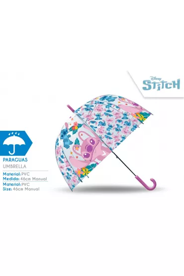Parasolka przezroczysta Stitch 19cali ST00085