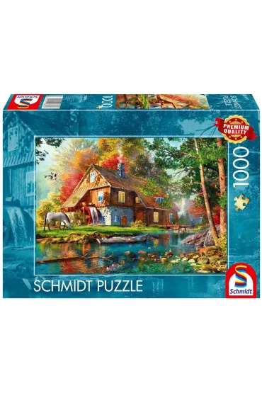 Puzzle PQ 1000 el. M�yn wodny pi�kn� jesieni� Schmidt