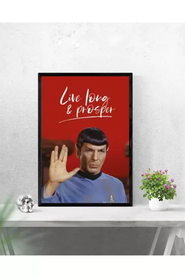 Star Trek Spock Live Long and Prosper - plakat 61x91,5 cm