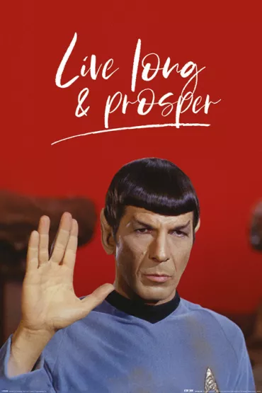 Star Trek Spock Live Long and Prosper - plakat 61x91,5 cm