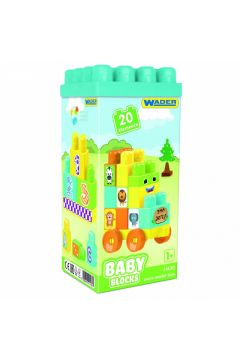 Baby blocks 20 elementw Wader