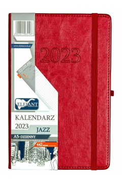 Kalendarz 2023 A5 Jazz dzienny rowy