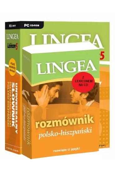 Rozm�wnik polsko-hiszpa�ski + Lingea Lexicon 5. Uniwersalny s�ownik hiszpa�sko-polski, polsko-hiszpa�ski
