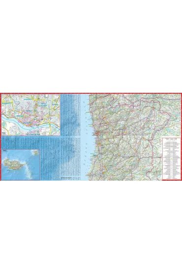 comfort!map Mapa samochodowo-turystyczna Portugalia 1:500 000