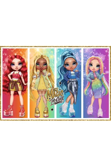 Puzzle 2x200 el. T�czowe lalki Trefl
