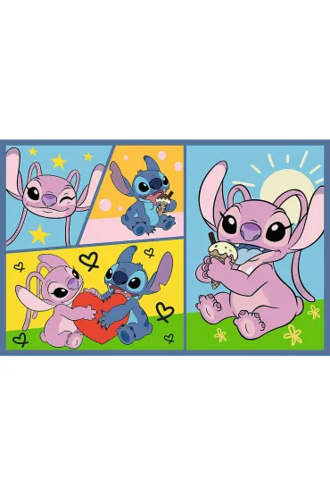Puzzle 2x70 el. Ze Stitchem nie ma nudy Trefl