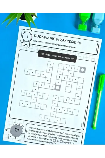Krzy��wki matematyczne dla klas 1-3