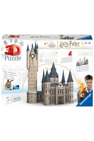 Puzzle 540 el. 3D Budynki: Zamek Hogwarts Wie�a Ravensburger