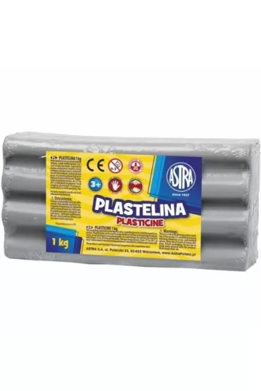 Astra Plastelina popielata 1000g