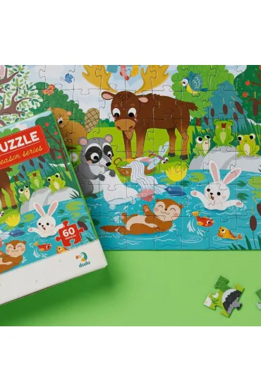 Puzzle 60 el. Pory roku. Letnie dni Dodo