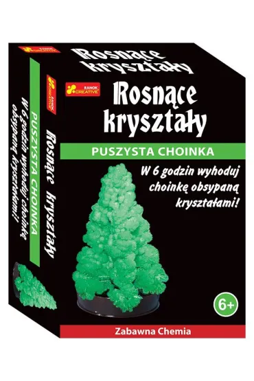 Rosn�ce kryszta�y Puszysta Choinka zielona Ranok-Creative