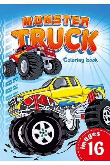 Kolorowanka A4 16 obrazk�w Monster Truck