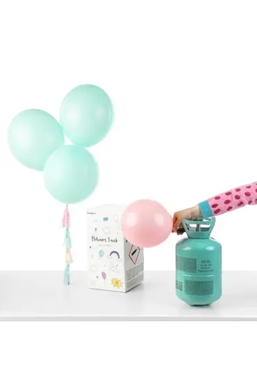 PartyDeco Butla z helem + 30 balon�w mi�towych