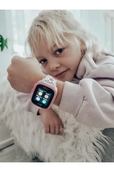 Kidiz Watch Smartwatch dla dziecka z lokalizacj� GPS KiDiZ Top r�owy
