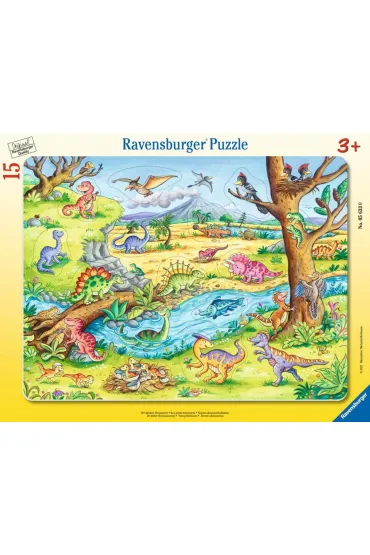 Puzzle 15 Young Dinosaurs Where to Put It? Ravensburger