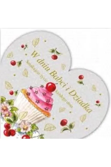 Pol-Mak Torebki Karnet okazyjny z kopert� Dzie� Babci i Dziadka 15x15 cm 1 szt.