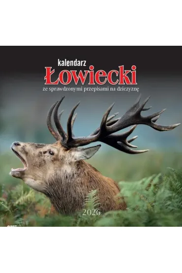 Kalendarze �cienne Kalendarz albumowy du�y 2026 �owiecki KAD-4
