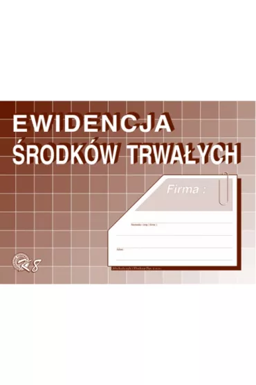 Michalczyk i Prokop Druk Ewidencja �rodk�w trwa�ych A5