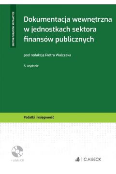 Dokumentacja wewntrzna w jednostkach sektora finansw publicznych + pyta CD