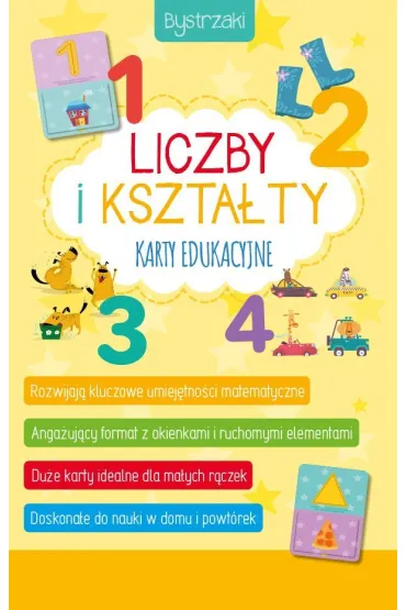 Bystrzaki. Liczby i kszta�ty. Karty edukacyjne - Izabella Sie�ko-Holewa