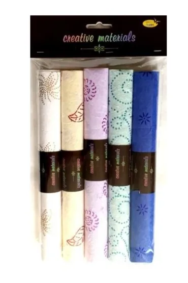 Galeria Hobby Papier czerpany ozdobny 100g, 25x35cm, 5 arkuszy