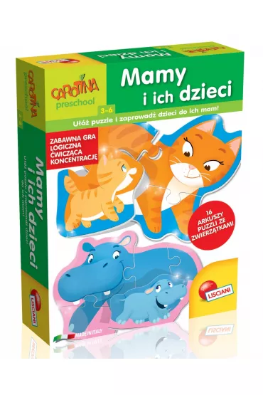 Puzzle Carotina mamy i ich dzieci * Lisciani