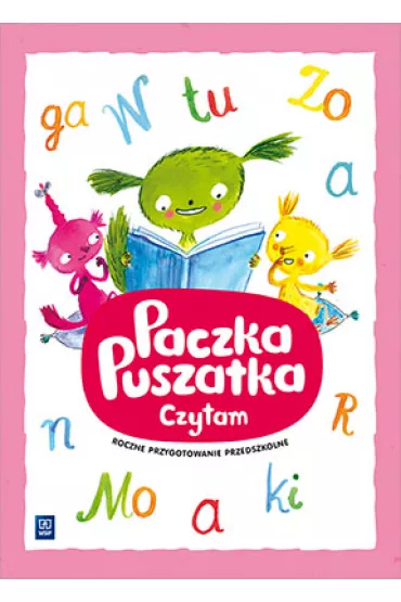 Paczka Puszatka Czytam Roczne przygotowanie przedszkolne - Anna Borchard, Joanna Dziejowska