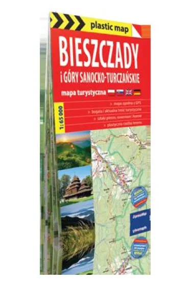 Bieszczady mapa turystyczna 1:65 000 (foliowana)