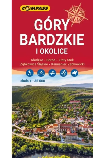 Mapa turystyczna - G�ry Bardzkie i okolice