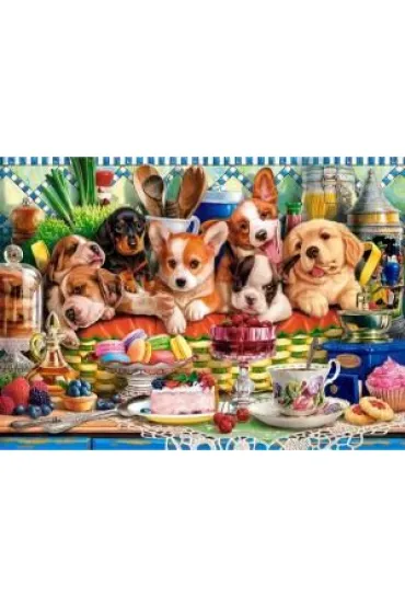 Puzzle 300 el. Puppies Dessert Castorland